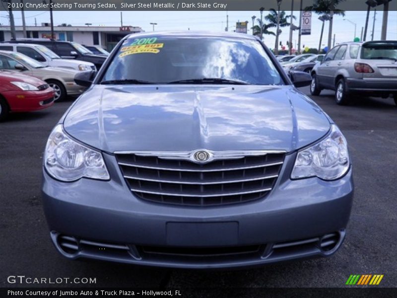 Silver Steel Metallic / Dark Slate Gray 2010 Chrysler Sebring Touring Sedan