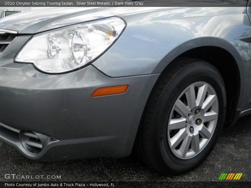 Silver Steel Metallic / Dark Slate Gray 2010 Chrysler Sebring Touring Sedan