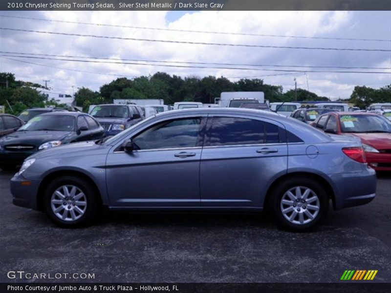 Silver Steel Metallic / Dark Slate Gray 2010 Chrysler Sebring Touring Sedan