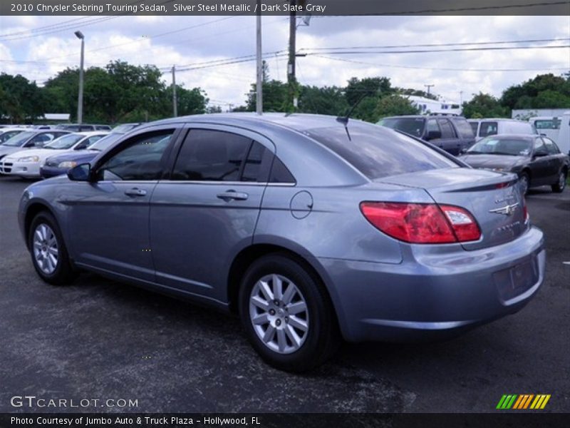 Silver Steel Metallic / Dark Slate Gray 2010 Chrysler Sebring Touring Sedan