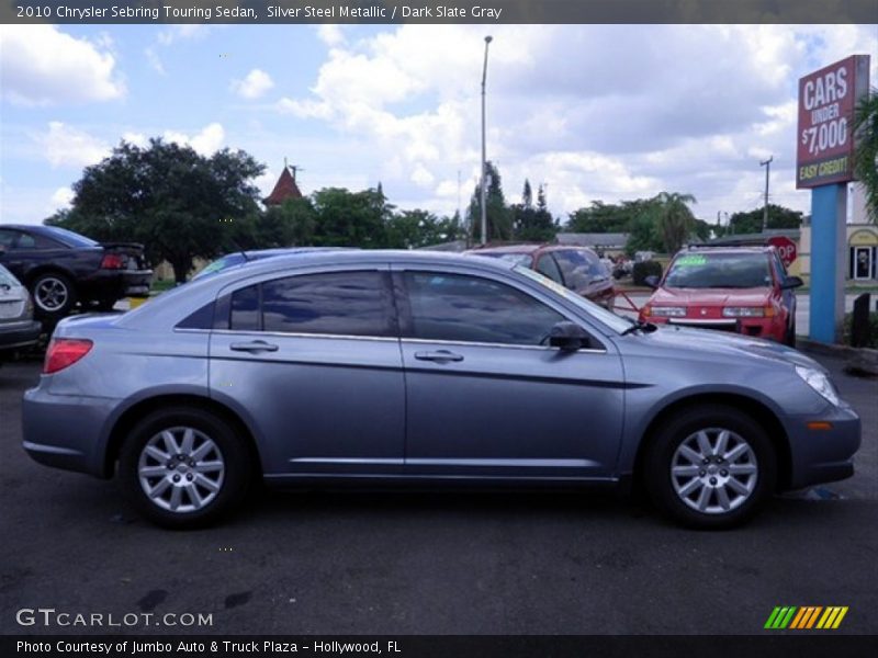 Silver Steel Metallic / Dark Slate Gray 2010 Chrysler Sebring Touring Sedan