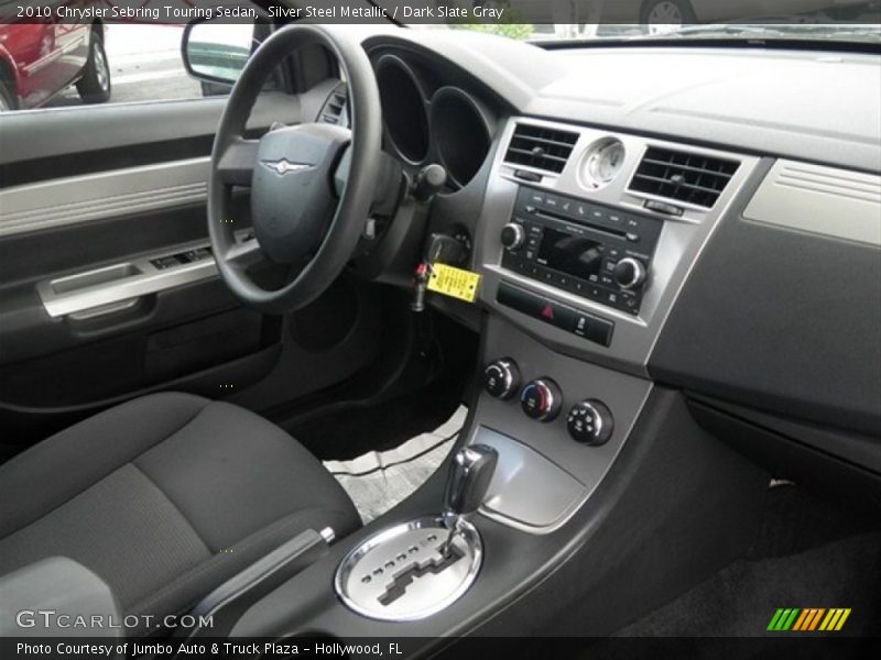 Silver Steel Metallic / Dark Slate Gray 2010 Chrysler Sebring Touring Sedan