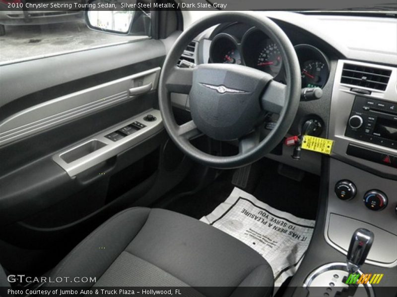 Silver Steel Metallic / Dark Slate Gray 2010 Chrysler Sebring Touring Sedan