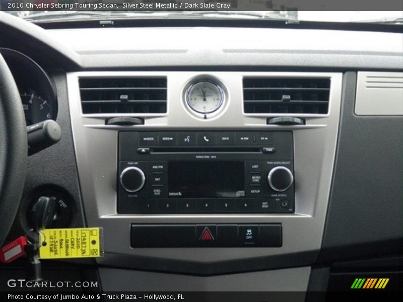 Silver Steel Metallic / Dark Slate Gray 2010 Chrysler Sebring Touring Sedan