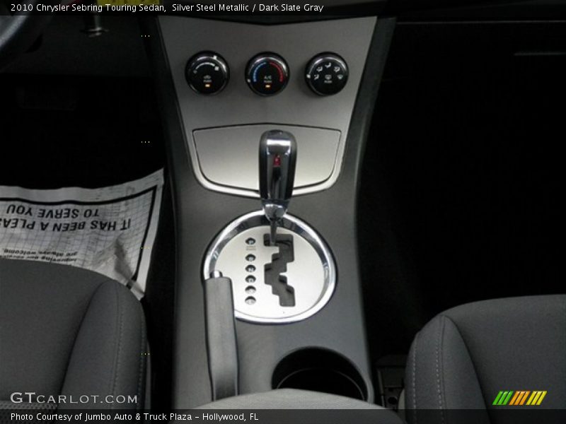 Silver Steel Metallic / Dark Slate Gray 2010 Chrysler Sebring Touring Sedan
