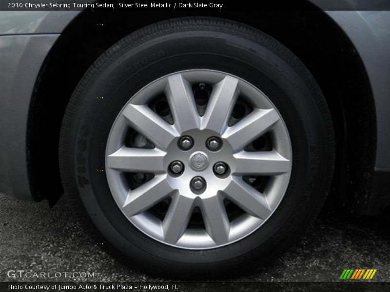 Silver Steel Metallic / Dark Slate Gray 2010 Chrysler Sebring Touring Sedan