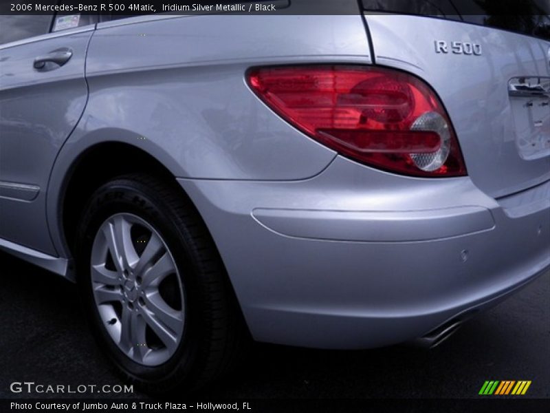 Iridium Silver Metallic / Black 2006 Mercedes-Benz R 500 4Matic