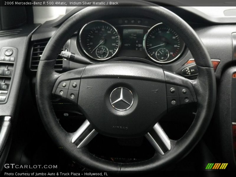 Iridium Silver Metallic / Black 2006 Mercedes-Benz R 500 4Matic