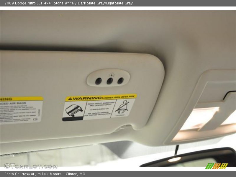 Stone White / Dark Slate Gray/Light Slate Gray 2009 Dodge Nitro SLT 4x4