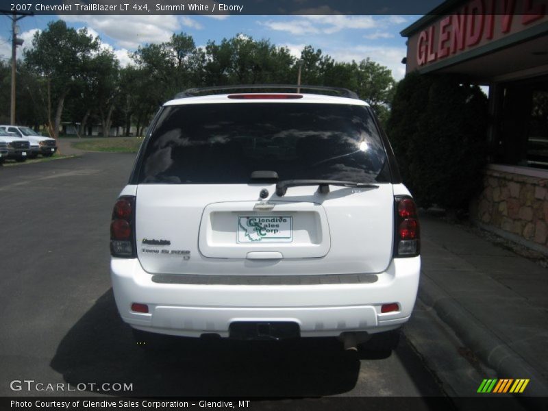 Summit White / Ebony 2007 Chevrolet TrailBlazer LT 4x4