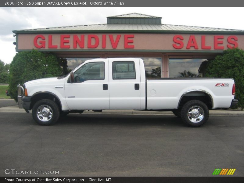 Oxford White / Tan 2006 Ford F350 Super Duty XL Crew Cab 4x4