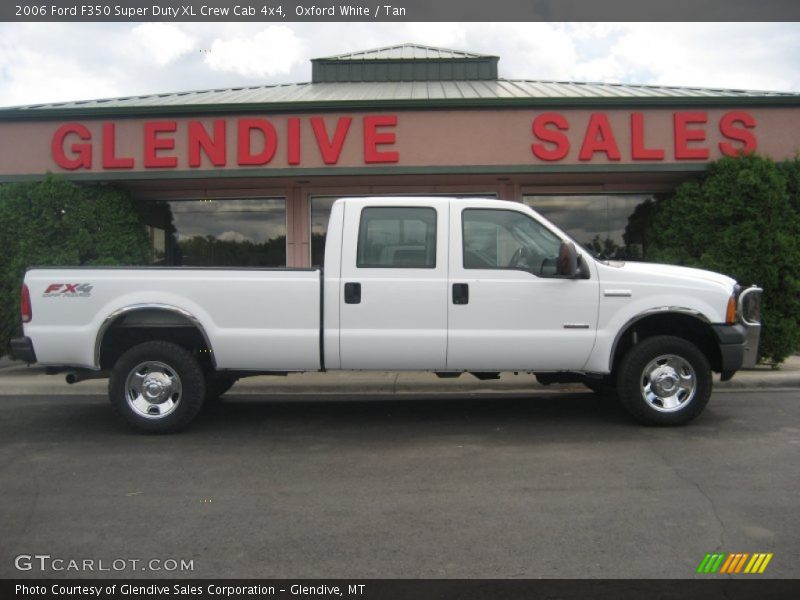 Oxford White / Tan 2006 Ford F350 Super Duty XL Crew Cab 4x4