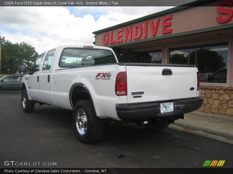 Oxford White / Tan 2006 Ford F350 Super Duty XL Crew Cab 4x4