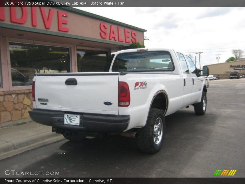 Oxford White / Tan 2006 Ford F350 Super Duty XL Crew Cab 4x4