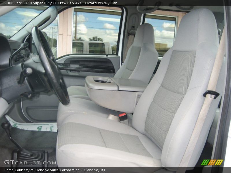 Oxford White / Tan 2006 Ford F350 Super Duty XL Crew Cab 4x4