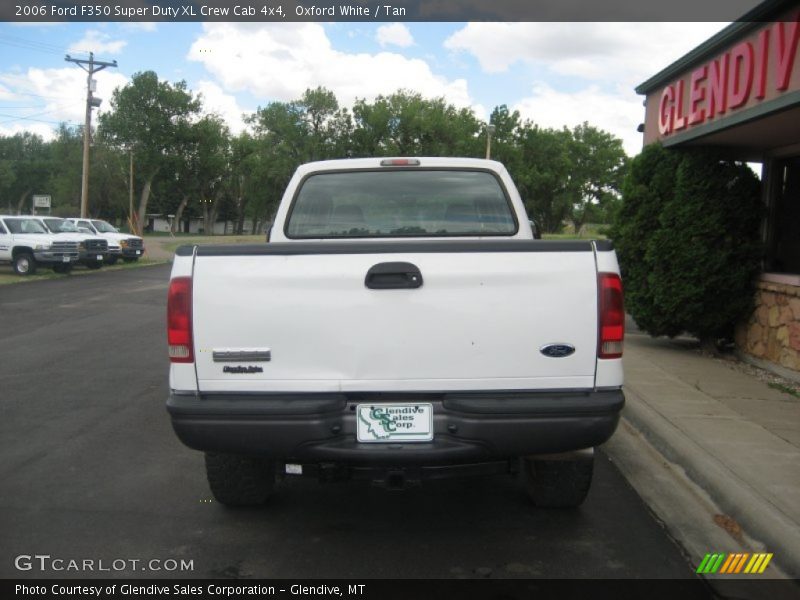 Oxford White / Tan 2006 Ford F350 Super Duty XL Crew Cab 4x4