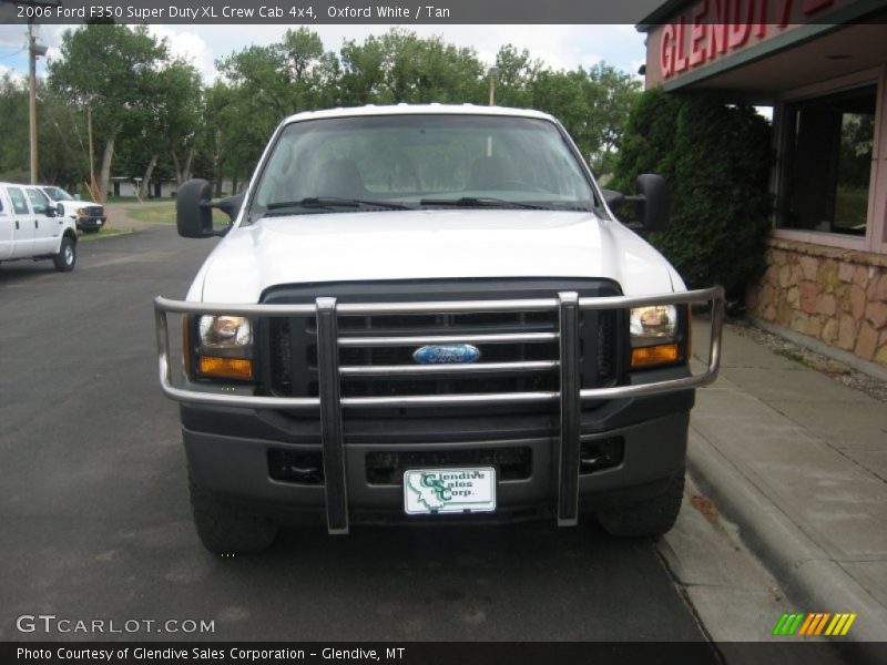 Oxford White / Tan 2006 Ford F350 Super Duty XL Crew Cab 4x4