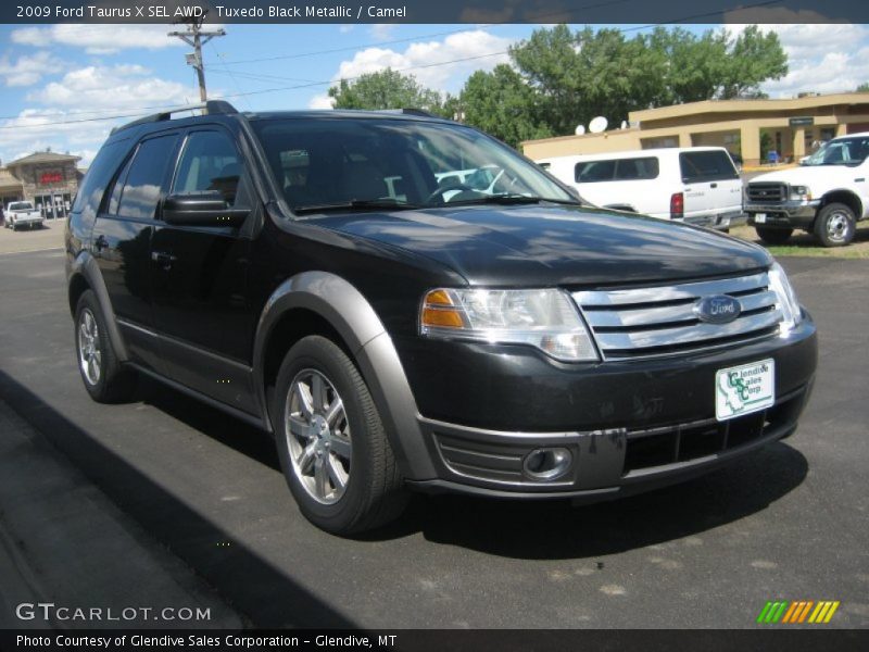 Tuxedo Black Metallic / Camel 2009 Ford Taurus X SEL AWD
