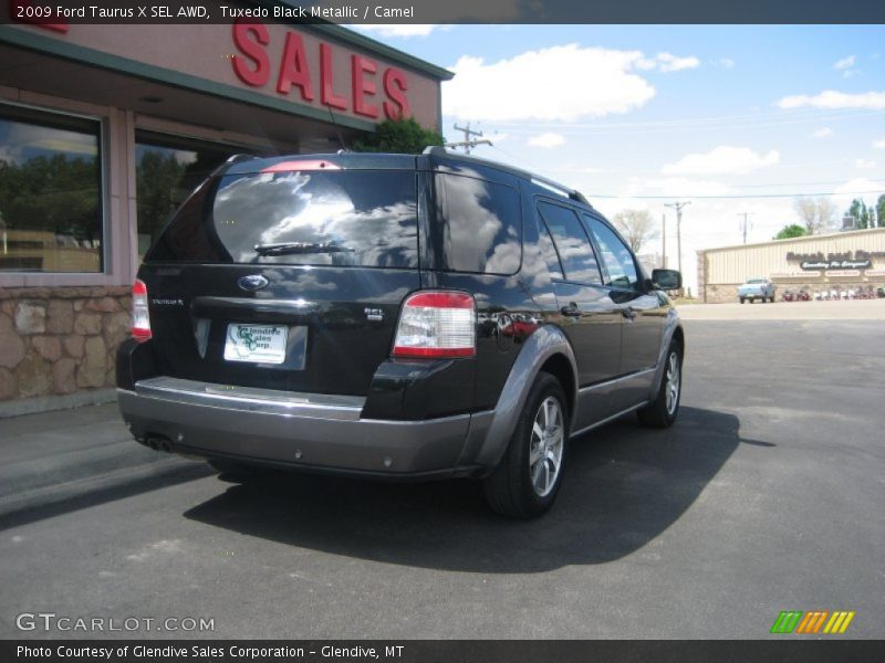 Tuxedo Black Metallic / Camel 2009 Ford Taurus X SEL AWD