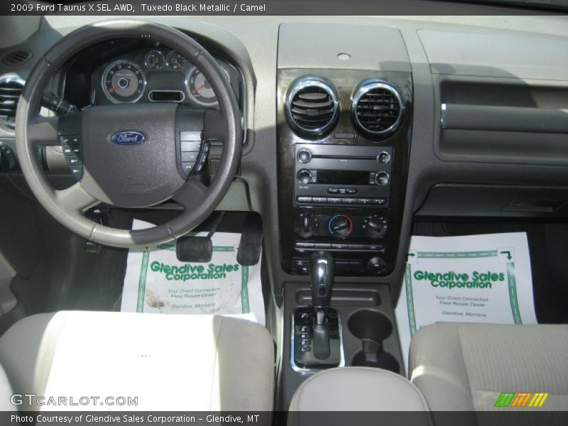 Tuxedo Black Metallic / Camel 2009 Ford Taurus X SEL AWD