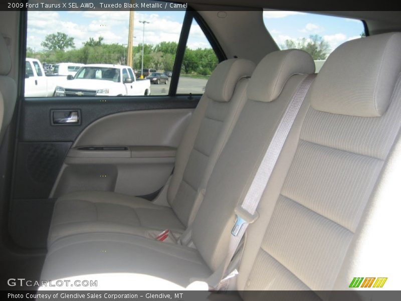 Tuxedo Black Metallic / Camel 2009 Ford Taurus X SEL AWD