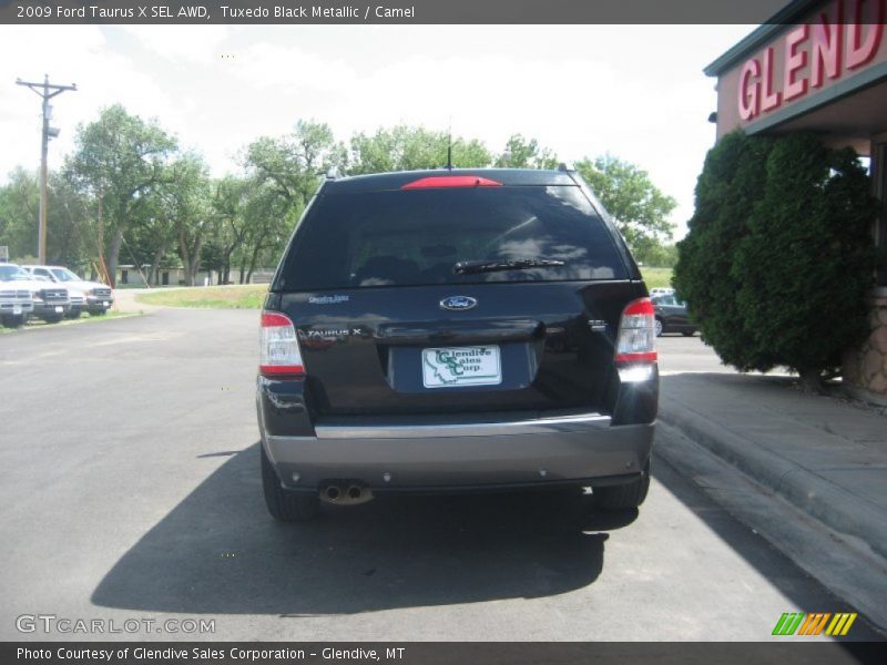 Tuxedo Black Metallic / Camel 2009 Ford Taurus X SEL AWD