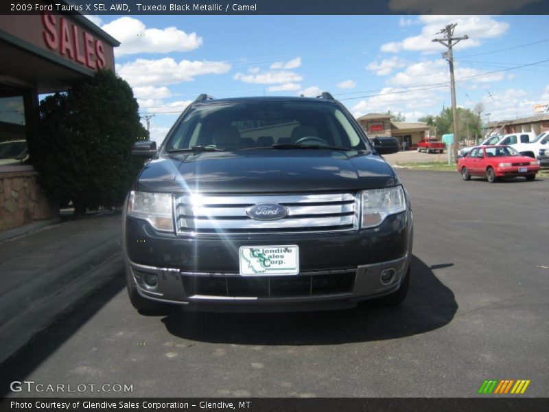 Tuxedo Black Metallic / Camel 2009 Ford Taurus X SEL AWD