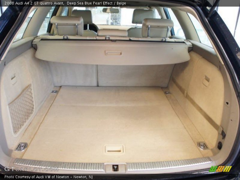 Deep Sea Blue Pearl Effect / Beige 2008 Audi A4 2.0T quattro Avant