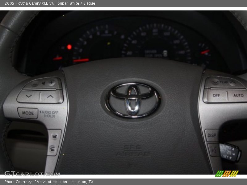 Super White / Bisque 2009 Toyota Camry XLE V6