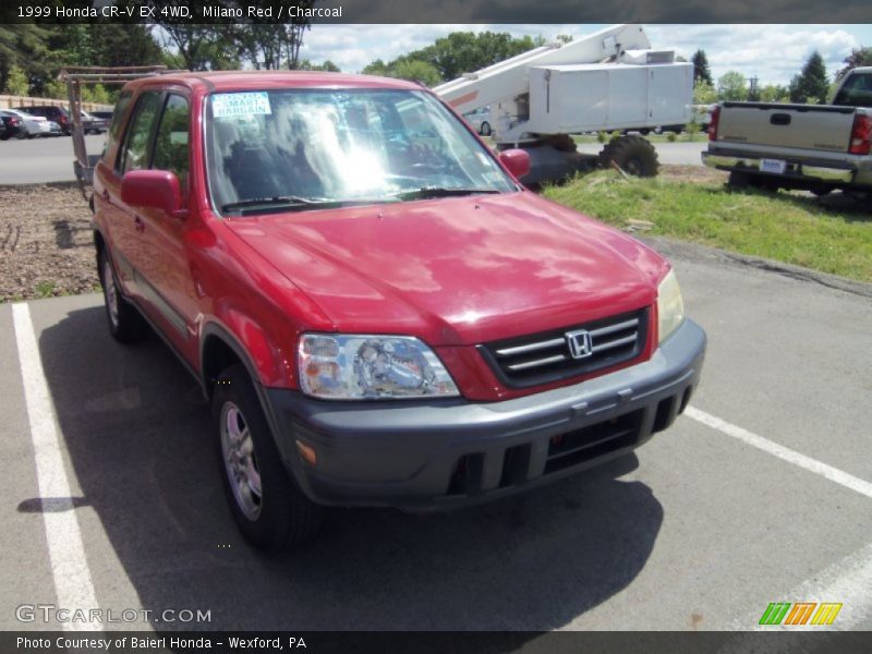 Milano Red / Charcoal 1999 Honda CR-V EX 4WD