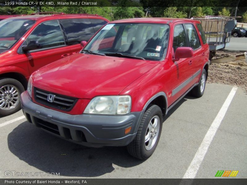 Milano Red / Charcoal 1999 Honda CR-V EX 4WD