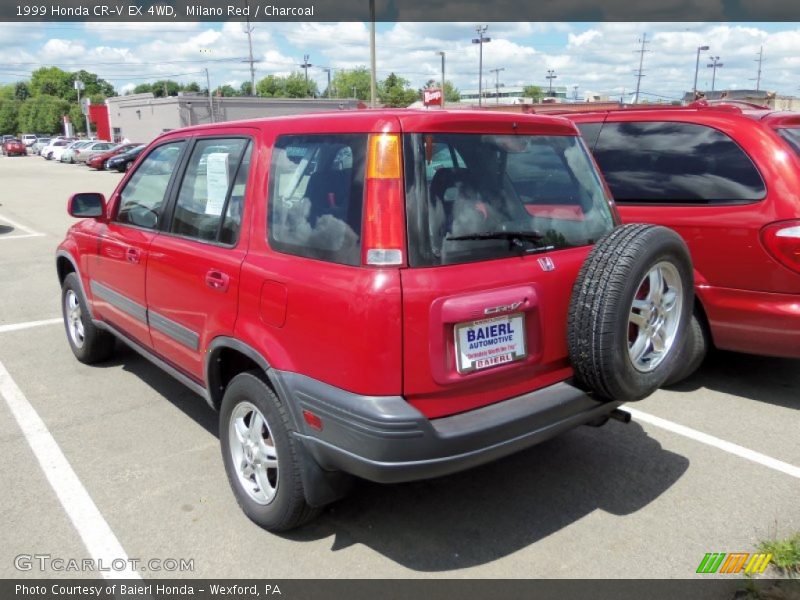 Milano Red / Charcoal 1999 Honda CR-V EX 4WD