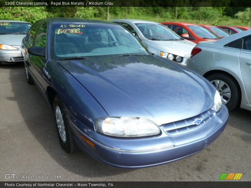 Regal Blue Metallic / Medium Gray 1998 Chevrolet Lumina