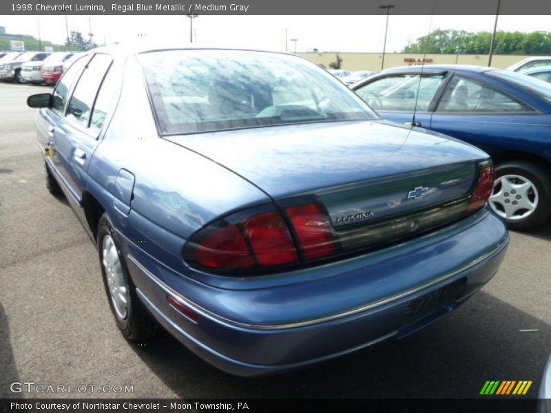 Regal Blue Metallic / Medium Gray 1998 Chevrolet Lumina