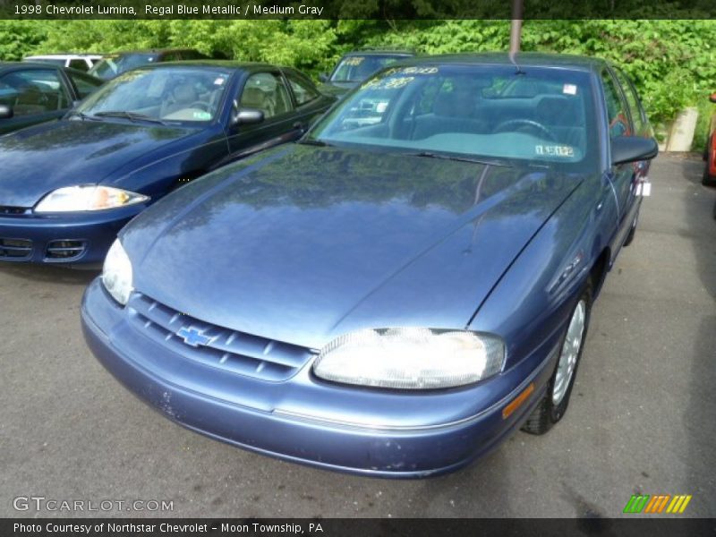Regal Blue Metallic / Medium Gray 1998 Chevrolet Lumina