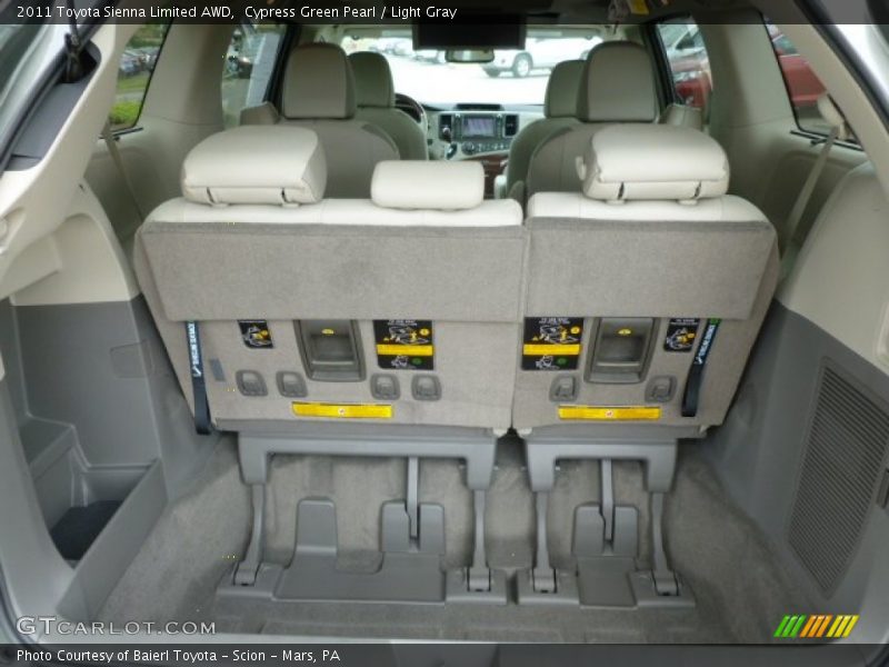 Cypress Green Pearl / Light Gray 2011 Toyota Sienna Limited AWD