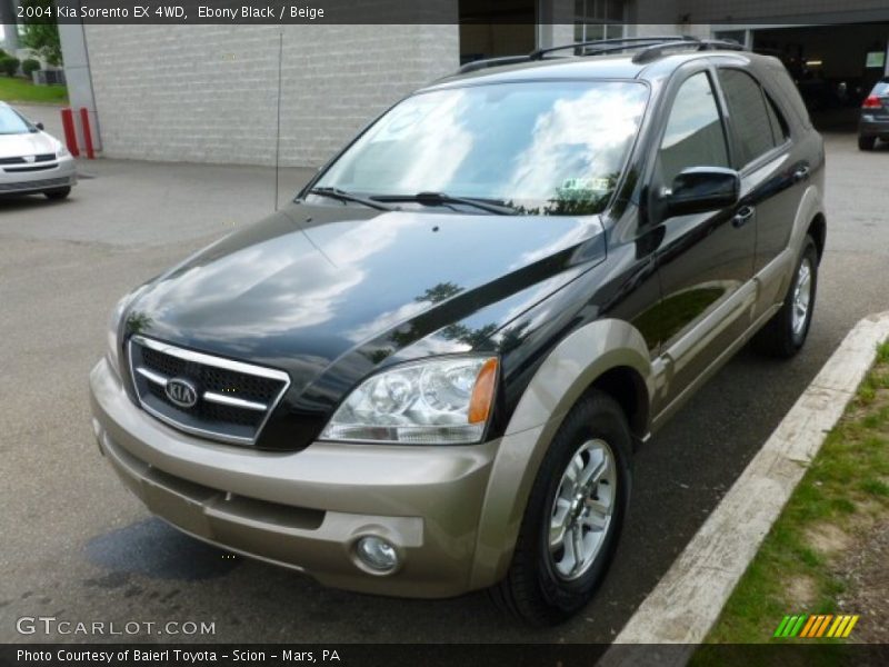 Ebony Black / Beige 2004 Kia Sorento EX 4WD