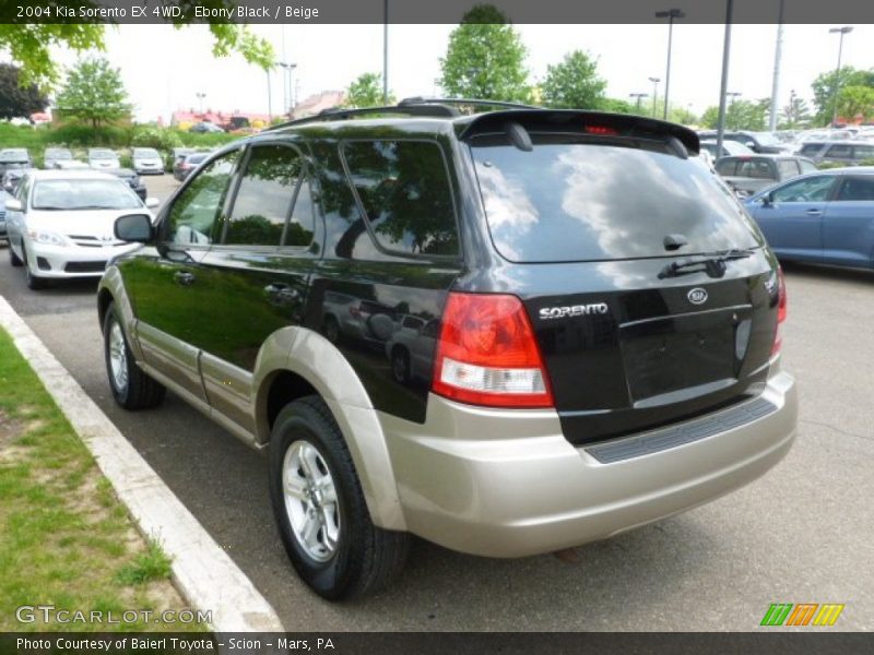 Ebony Black / Beige 2004 Kia Sorento EX 4WD