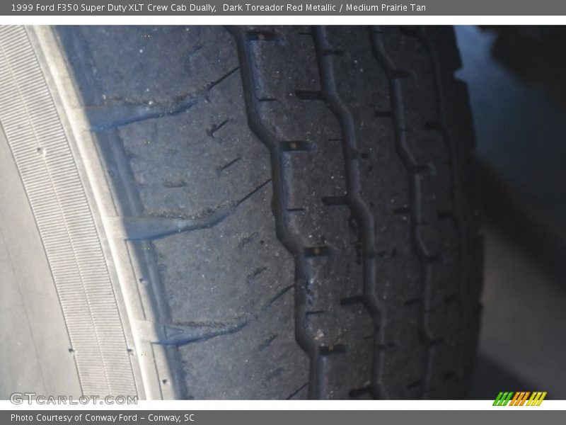 Dark Toreador Red Metallic / Medium Prairie Tan 1999 Ford F350 Super Duty XLT Crew Cab Dually