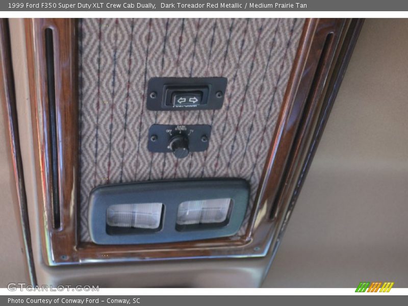 Dark Toreador Red Metallic / Medium Prairie Tan 1999 Ford F350 Super Duty XLT Crew Cab Dually
