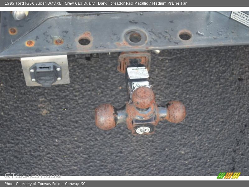 Dark Toreador Red Metallic / Medium Prairie Tan 1999 Ford F350 Super Duty XLT Crew Cab Dually