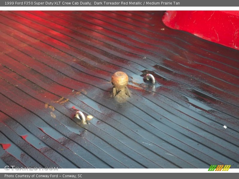 Dark Toreador Red Metallic / Medium Prairie Tan 1999 Ford F350 Super Duty XLT Crew Cab Dually