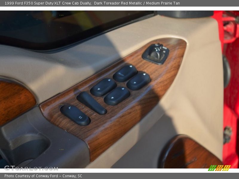 Dark Toreador Red Metallic / Medium Prairie Tan 1999 Ford F350 Super Duty XLT Crew Cab Dually