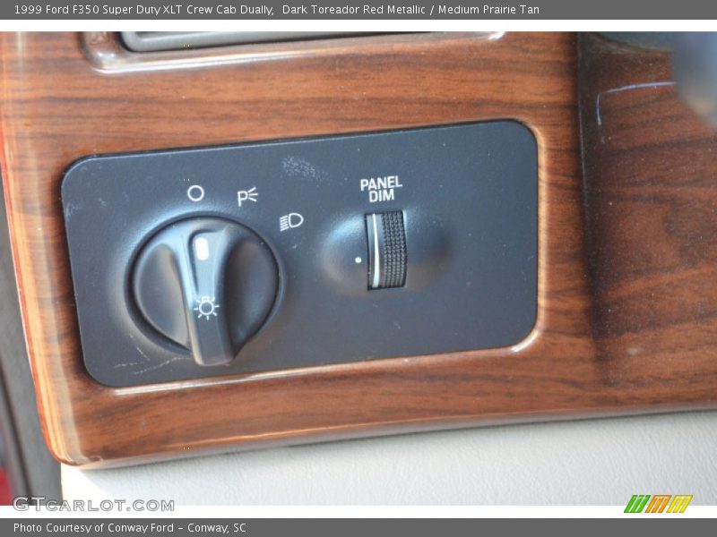 Dark Toreador Red Metallic / Medium Prairie Tan 1999 Ford F350 Super Duty XLT Crew Cab Dually