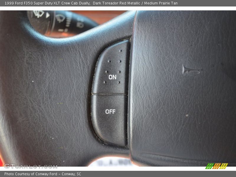 Dark Toreador Red Metallic / Medium Prairie Tan 1999 Ford F350 Super Duty XLT Crew Cab Dually