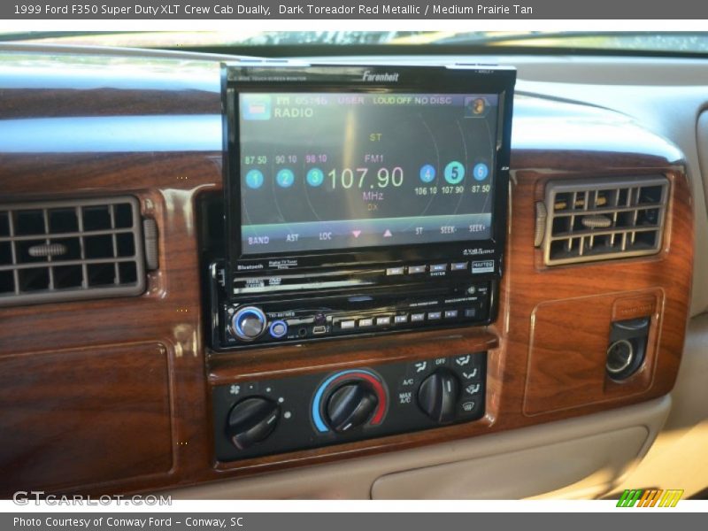 Dark Toreador Red Metallic / Medium Prairie Tan 1999 Ford F350 Super Duty XLT Crew Cab Dually