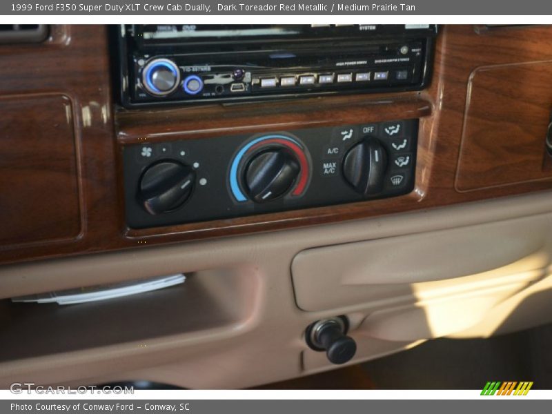 Dark Toreador Red Metallic / Medium Prairie Tan 1999 Ford F350 Super Duty XLT Crew Cab Dually
