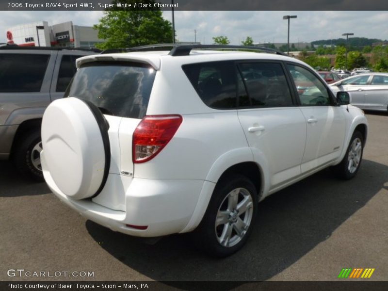 Super White / Dark Charcoal 2006 Toyota RAV4 Sport 4WD