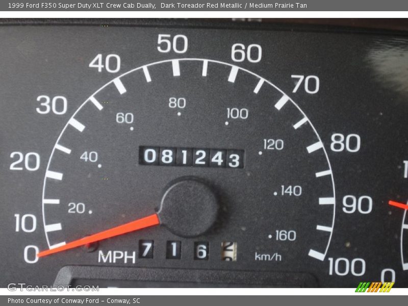 Dark Toreador Red Metallic / Medium Prairie Tan 1999 Ford F350 Super Duty XLT Crew Cab Dually