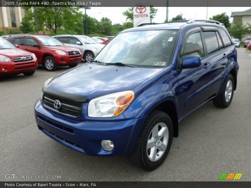 Spectra Blue Mica / Taupe 2005 Toyota RAV4 4WD